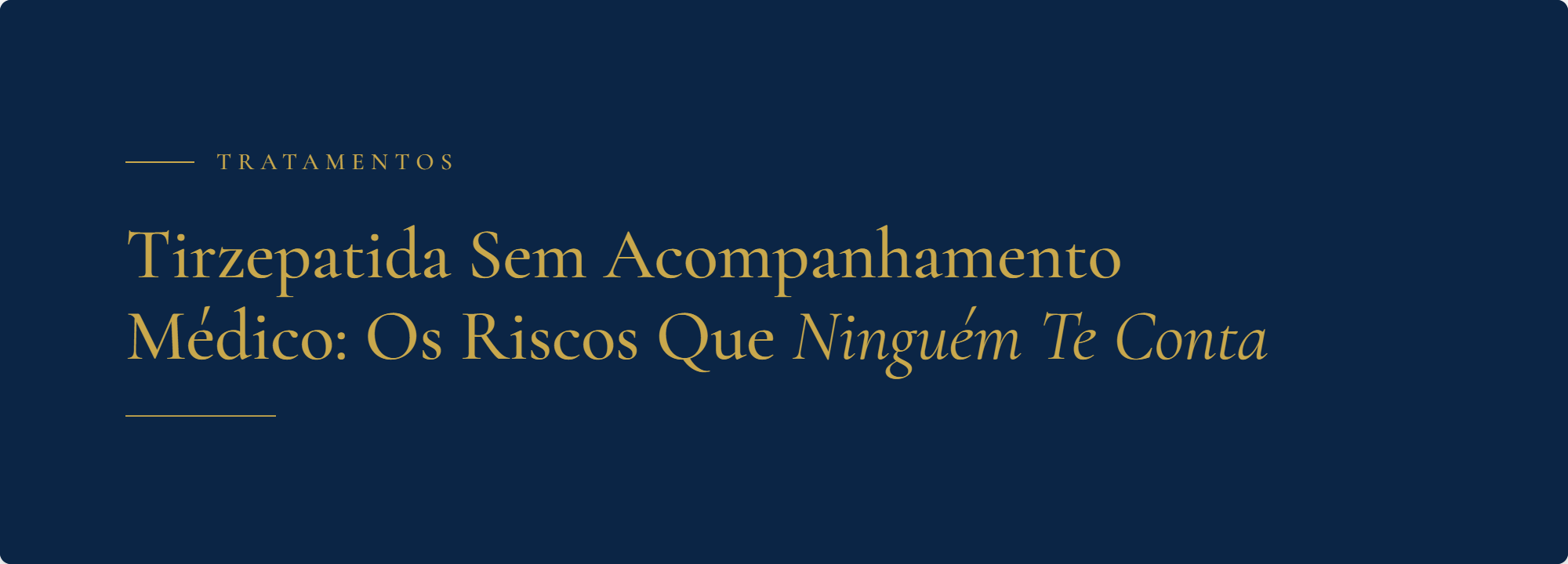 Capa do artigo sobre riscos do uso de Mounjaro sem acompanhamento médico, Instituto Franco